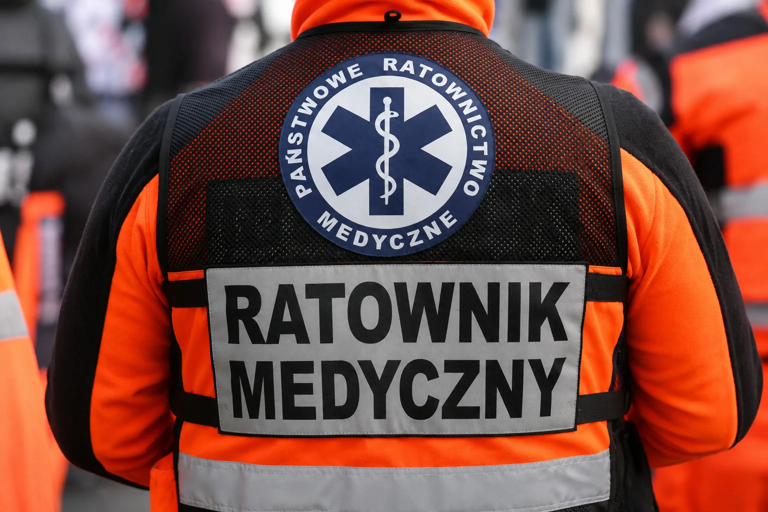 Ratownik medyczny podczas działań